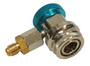 Low side professional service coupler R134a